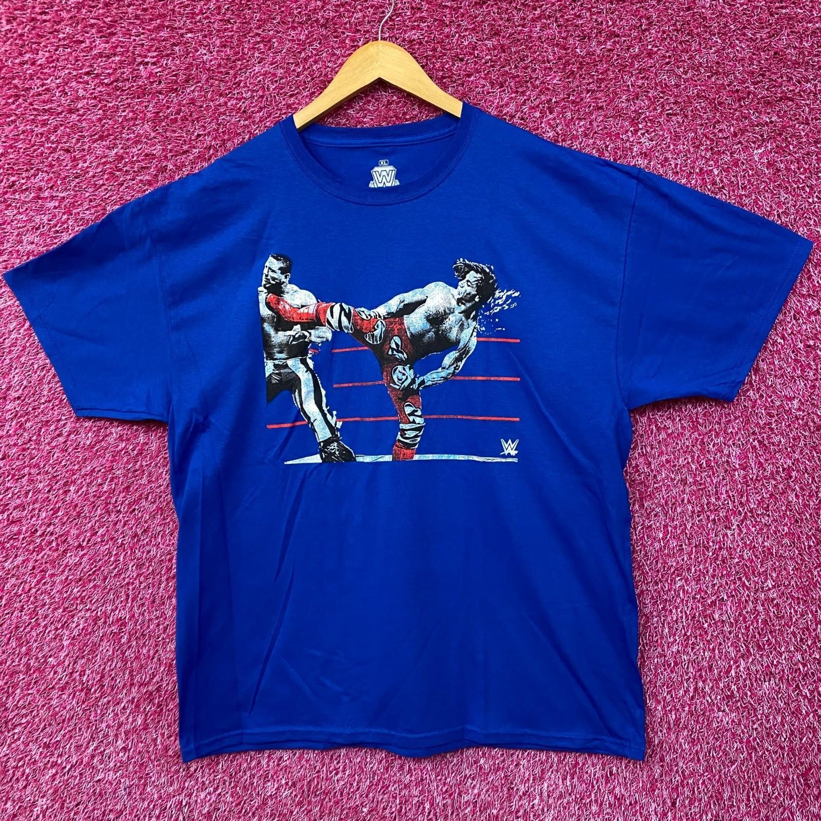 WWE Shawn Michaels The Heartbreak Kid HBK Sweet Chin Music Kick 100% Cotton T-shirt Mens Tees Top M