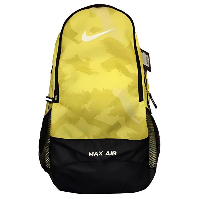 Nike Polyester Backpack Regular Unisex Yellow & Black Casual BZ9696-771