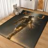 Michael Jackson Portrait Signature Printed Rug Absorbent Nonslip Carpet For Hallway Balcony Study Home Party Decor Halloween Gift