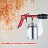 Pneumatic Handheld Sandblaster PS-11R 1/4inch 450ml with 4*Nozzles / PS-6R 1/4inch 750ml Air Sand Blaster for Removing Rust