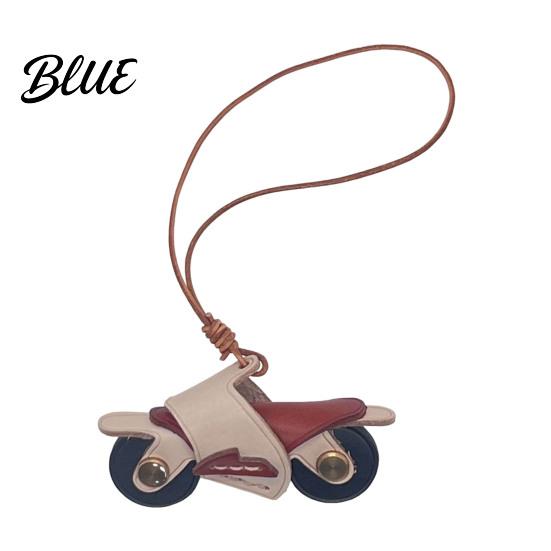 Eye-catching Bag Ornament Motorcycle Pendant Faux Leather Mini Backpack Charm