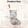 Christmas Decoration Fireplace Hanging Stocking1pc, Swan Design 1 - Festive Stockings, Santa Decorations, Holi