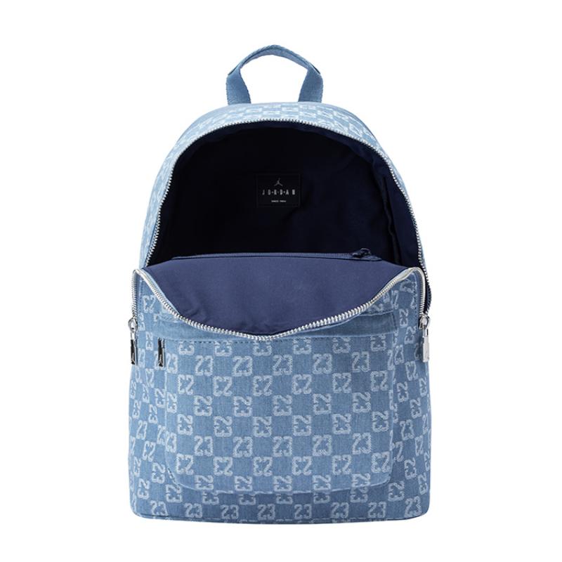 Jordan Cotton Backpack Casual Pack Large Size Unisex Light Denim Blue Jordan JD2523001AD-001