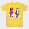 Asian Size Cotton Unisex Tshirt Print T-shirt Broad City Ilana & Abbi Retro T-shirt No-Cut Print Regular Fit