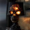 Resin Skull Lamp Halloween Lights For Gothic Vibes Halloween Party Supplies Decor