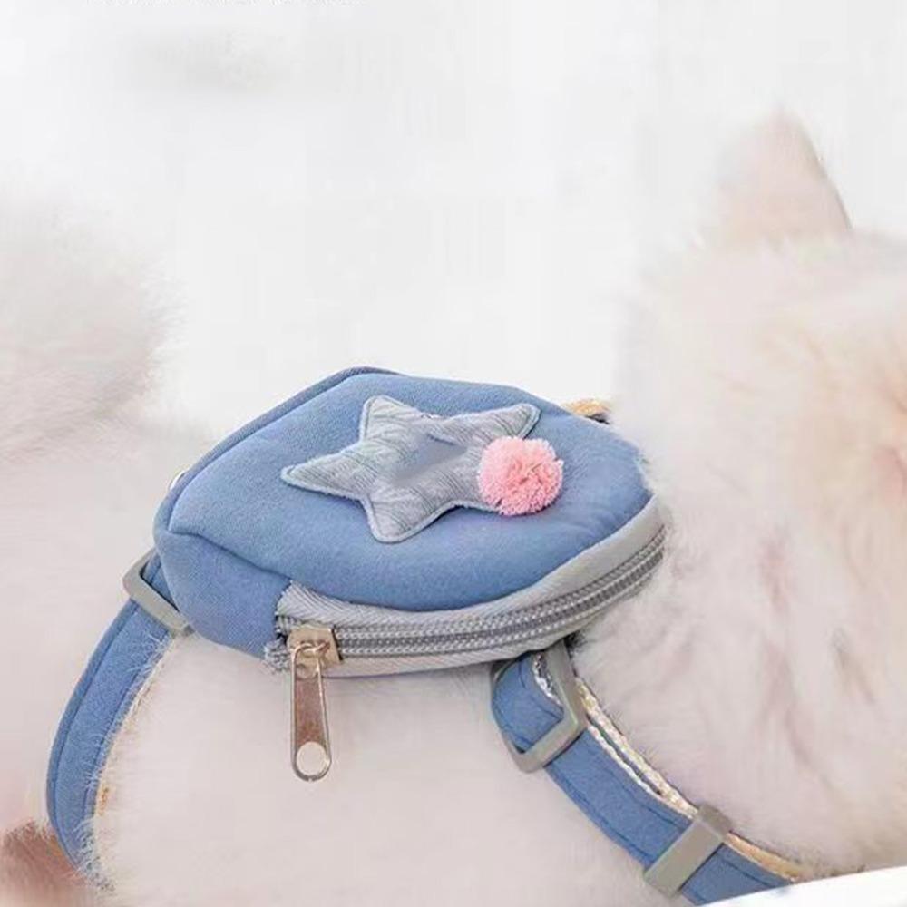 Escape Proof Dog Harness Breathable Pet Walking Rope Medium Dog Dog Leash Street Walk