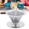 Paper Free Stainless Steel Coffee Dripper Hand Dripping Coffee Maker  Specialty Coffee