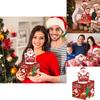 Red Christmas Theme Pattern Gift Surprise Box For Christmas Party And Holiday Gift Packaging