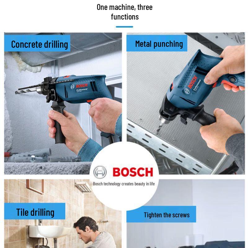 BOSCH Multi-function Impact Drill & Screwdriver CN plug (adapter included)