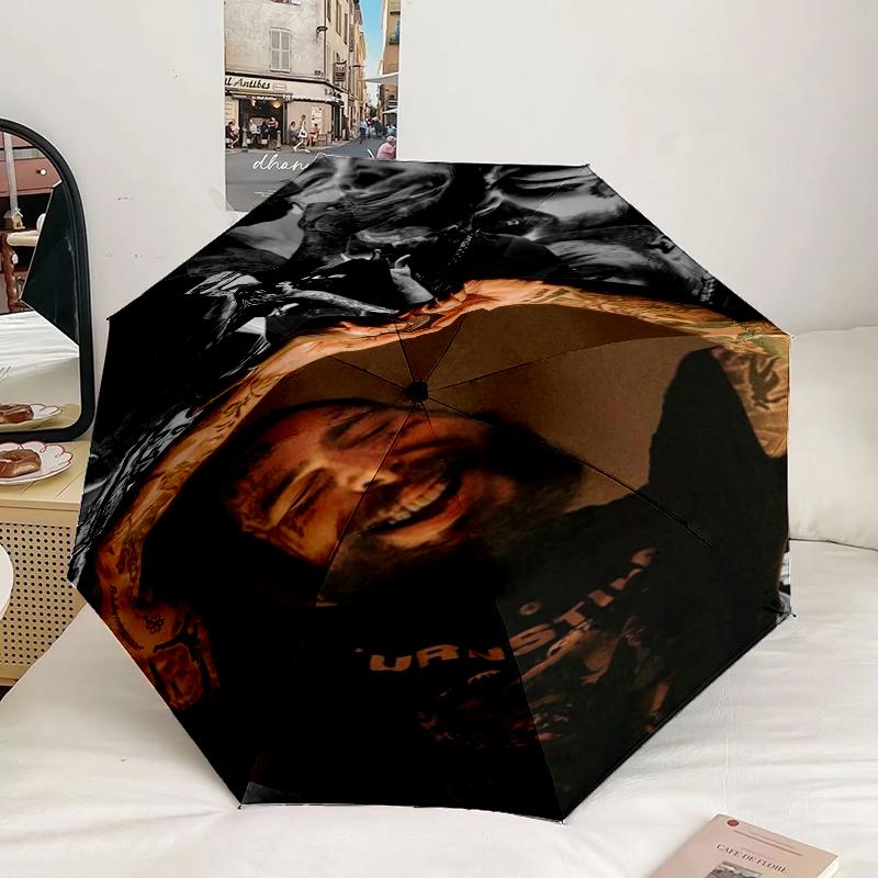 Musician's Heartfelt Expression Umbrella 8-Frame for Travel, Camping, Casual Lightweight Portable Umbrella, Essential for Every Family Holidays Gift