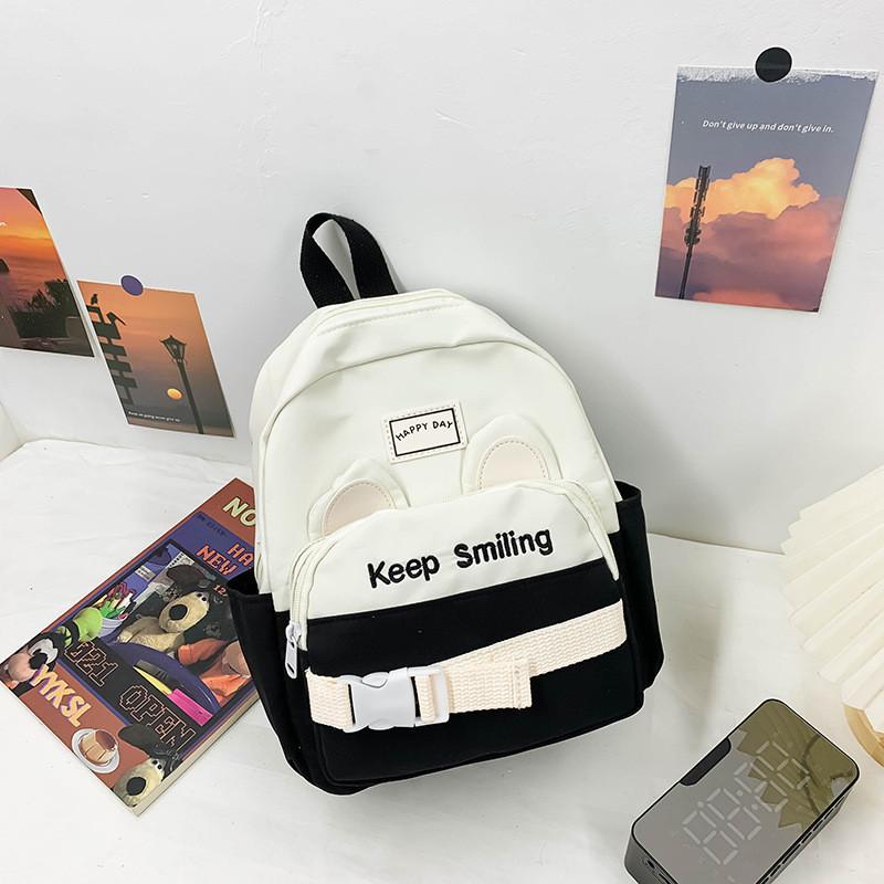 Stylish And Spacious Kindergarten Backpack For Kids Aged 3 To 6 Years With Durable Canvas Material