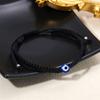 Minimalist Round Resin Evil Blue Eyes Bracelets For Women Men Handmade Braided Lucky Red String Evil Eye Bracelet Couple Jewelry
