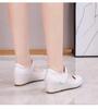 Nurse Soft Sole White Wedge Mary Jane Loafers - Comfortable Spring Shoes for Women