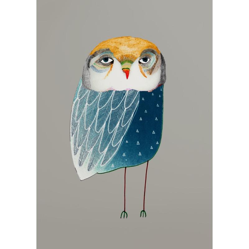 Abstract Colorful Magical Whimsical Owls Posters and Prints Canvas Printing Wall Art Picture for Living Room Home Decoration