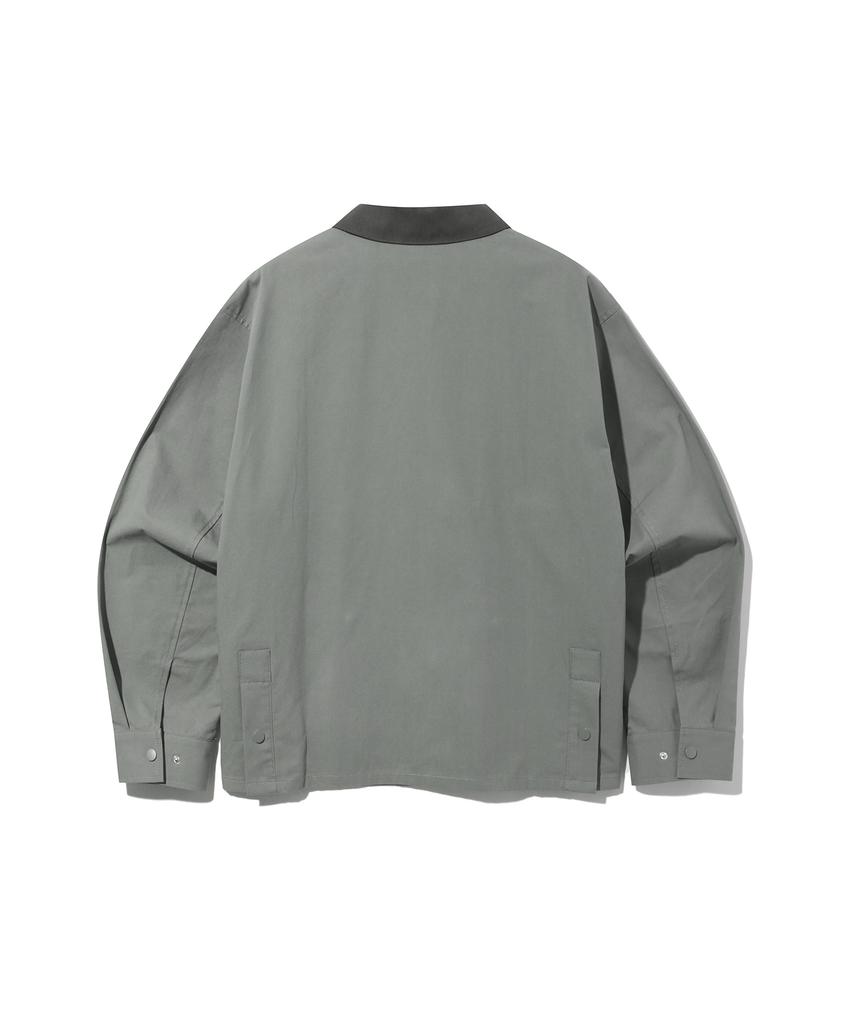 Ucla Unisex Basic Work Jacket [Khaki] (Ub4Uj02)