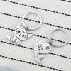 Cat Carp Stainless Steel Keychain Lovely Cartoon Design Fashion Bag Pendant Practical Gift for Friends