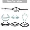 2Pack Nonslip Silicones Replacement Strap Elastics Snorkels Mask Headbands for Swimming Goggles And Dive Masks