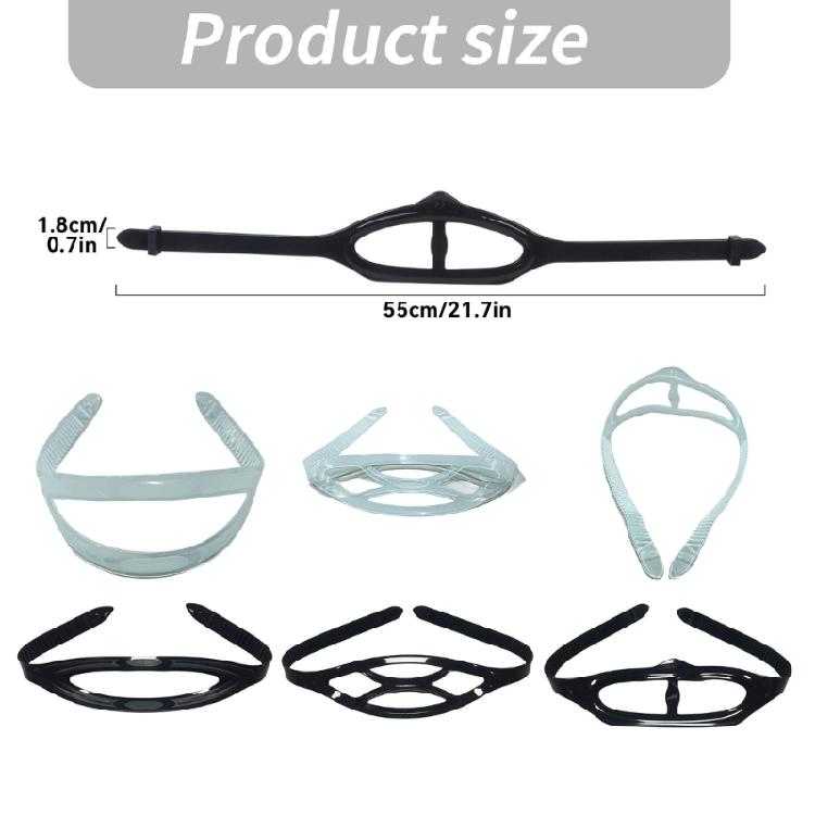 2Pack Nonslip Silicones Replacement Strap Elastics Snorkels Mask Headbands for Swimming Goggles And Dive Masks