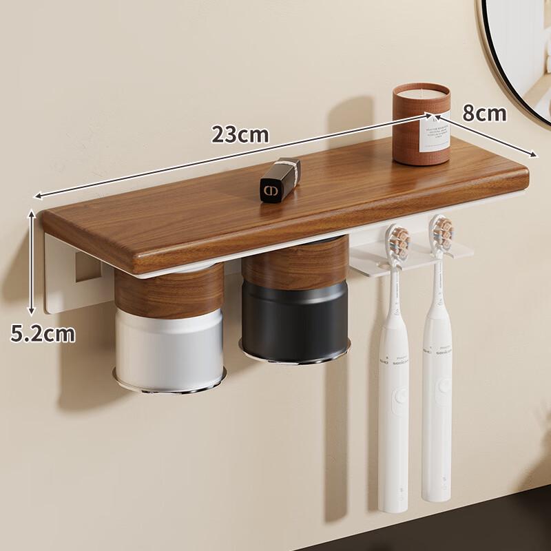 Handun No-Drill Wall-Mounted Toothbrush Holder