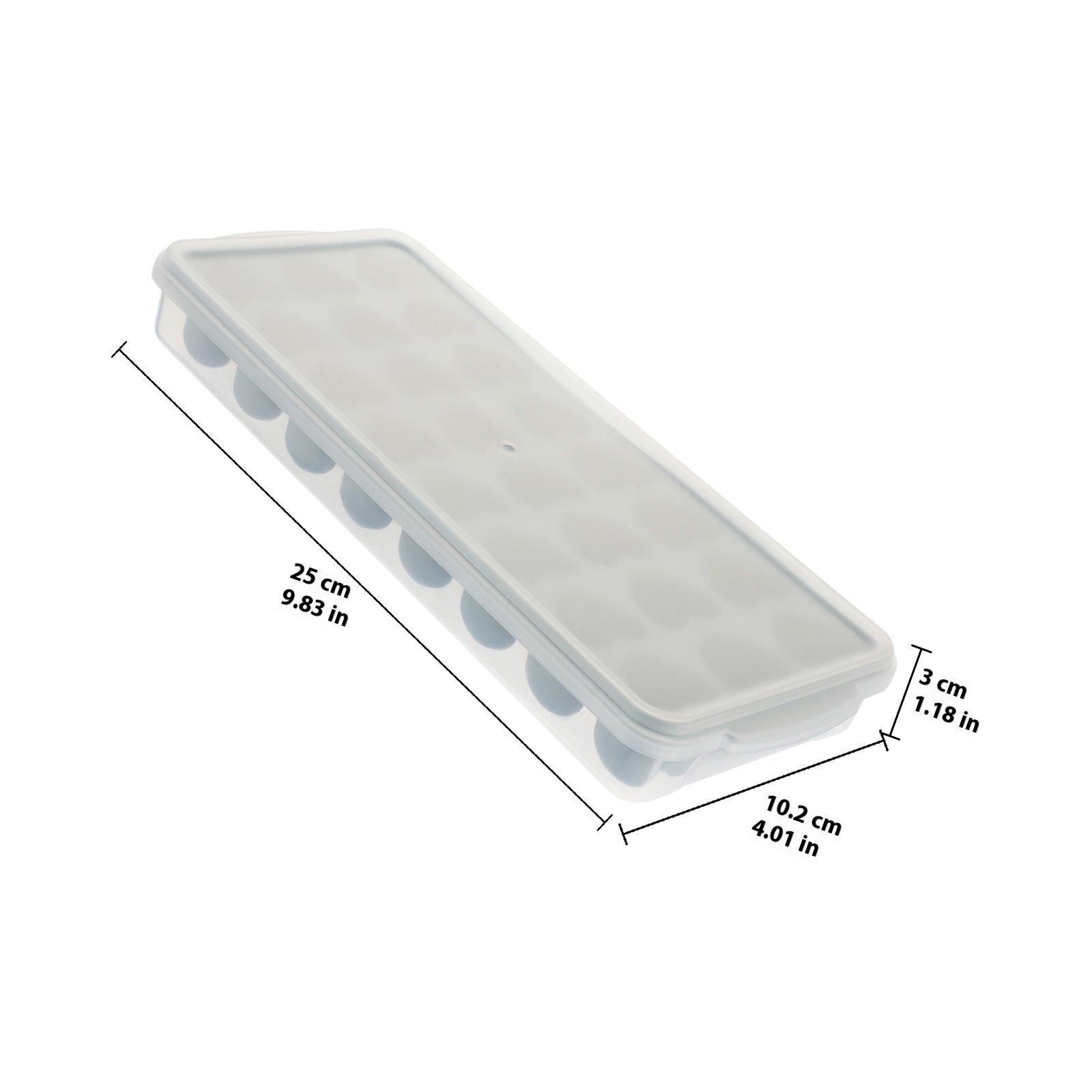 

Cute Heart-Shaped Ice Cube Maker Mold Leak-Proof Lid Reusable Silicone Tray for Cold Beverages Iced Coffee Smoothies Outdoor