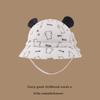 Baby and Toddler Pot Hat Spring and Autumn New Style Small Bear Cute Baby Fisherman Hat Sun Protection Sun Protection Versatile Hat for Boys and Girls