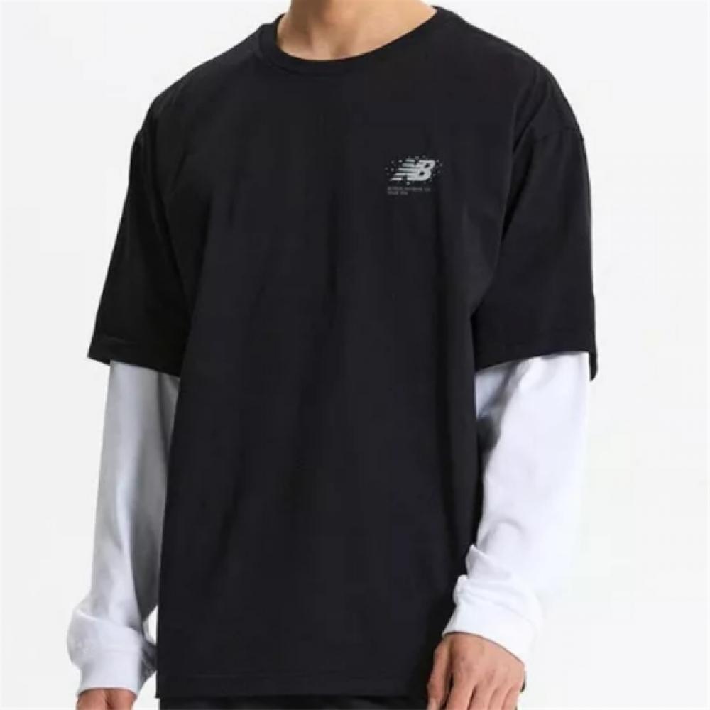 New Balance Pixel Graphic Short Sleeve Tee Bb Nbnef21443