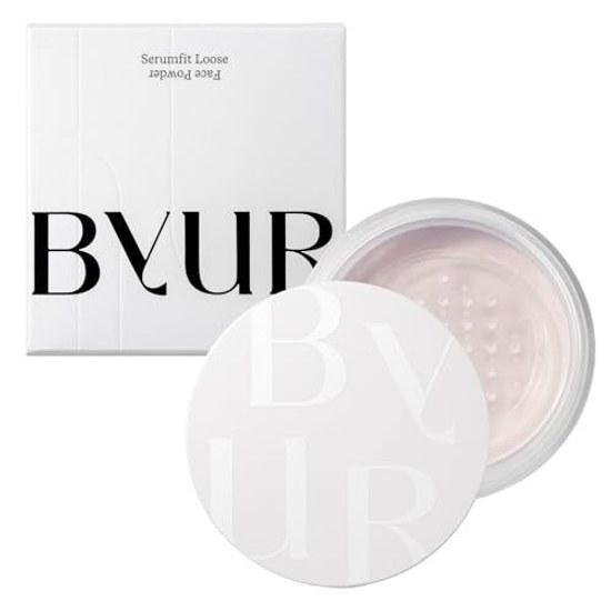 ByUR Face Powder Loose Non-Crumbling Smooth Semi-Matte Shine Control Long-Lasting Moisturizing Pore 10g (Loose #01 Clear) Popular Skincare Management
