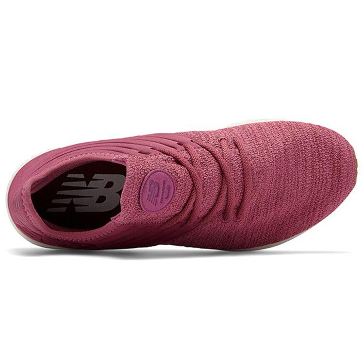 New Balance Nb Fresh Foam Series Cruz Decon Marathon Thick Sole Cushioning Running Shoes Women Sneaker Grass-Mat-Purple WCRZDKP