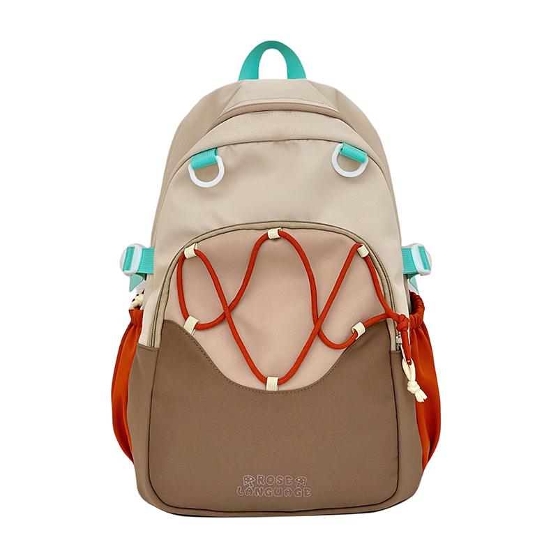 Middle School Student Schoolbag Women's Large Capacity Backpack Lightweight Travel Backpack