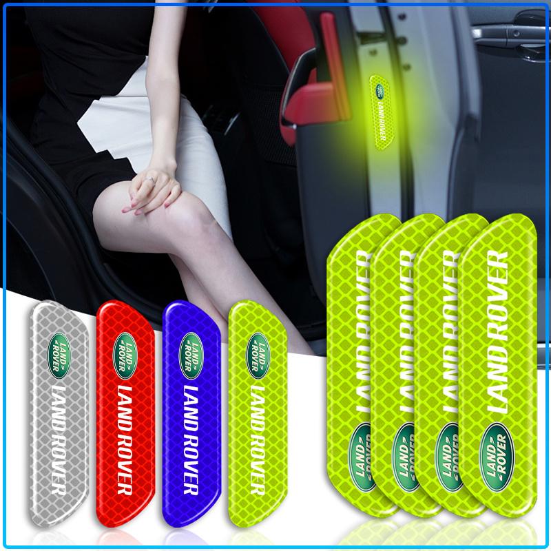 4PCS/set Car Reflective Safety Strip Stickers For Land Rover Freelander 2 L2 L319 L462 LF Range Sport Evoque L322 Discovery 2 3 4 5 Defender