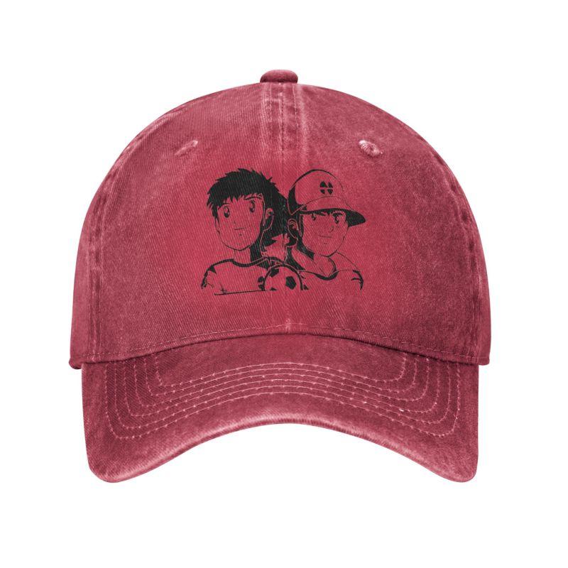 Punk Genzo Captain Tsubasa Anime Fußball Fußball Baumwolle Baseball Cap Unisex Frauen Verstellbare Papa Hut Outdoor