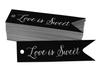 Inkdotpot Gold Foil Paper Hang Tags Love Is Sweet Wedding Favor Tags 100