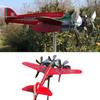 Metal Spinner Aircraft Windmill Wind Spinner Wind Energy Sculpture Airplane Wind Spinners for Outdoor Decoration