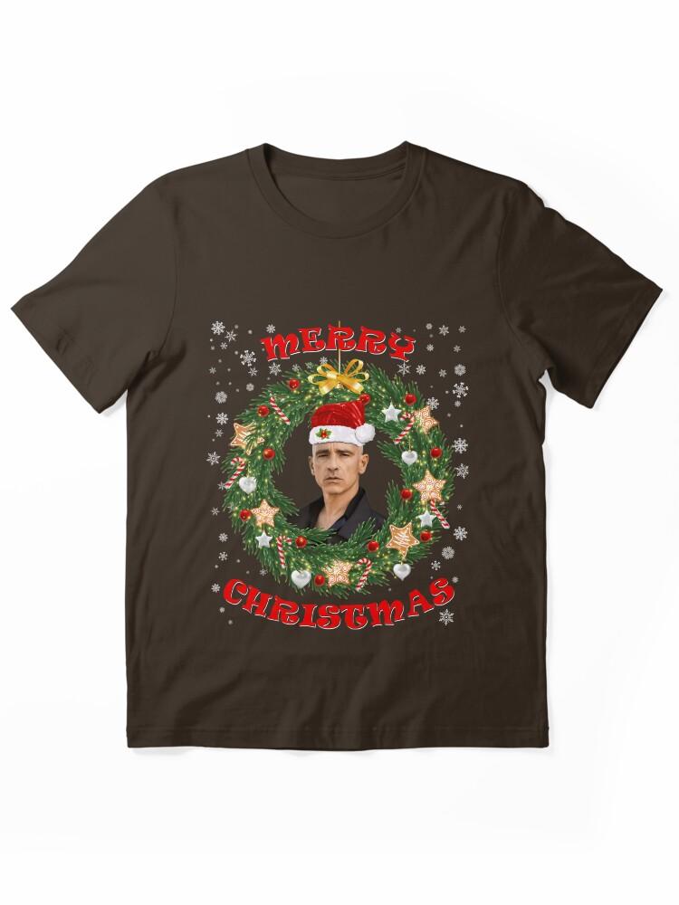Eros Ramazzotti Merry Xmas Eros Santa Hat and Christmas Wreath Essential Unisex T-Shirt