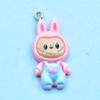 Colorful Cartoon Resin Rabbit Pendant for DIY Jewelry