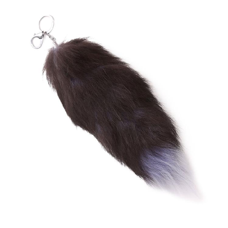 Foxtail Unisex Keyrings Alloy Material Handbag Decoration Unique Key Pendant