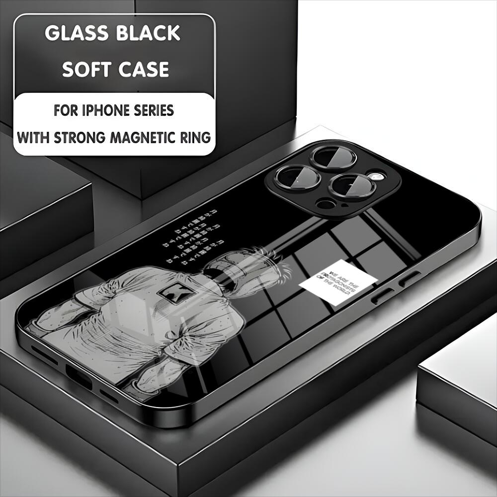 Japanese Anime First Fist Good Quality Phone Case For Iphone 17 16 15 14 13 11 12 Pro Max Mini Plus Magnetic Glass Phone Cover