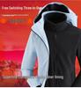 3-in-1 Abnehmbares Outdoor-Set für Paare: Reisen & Bergsteigen mit neuem Fleece-Innenfutter