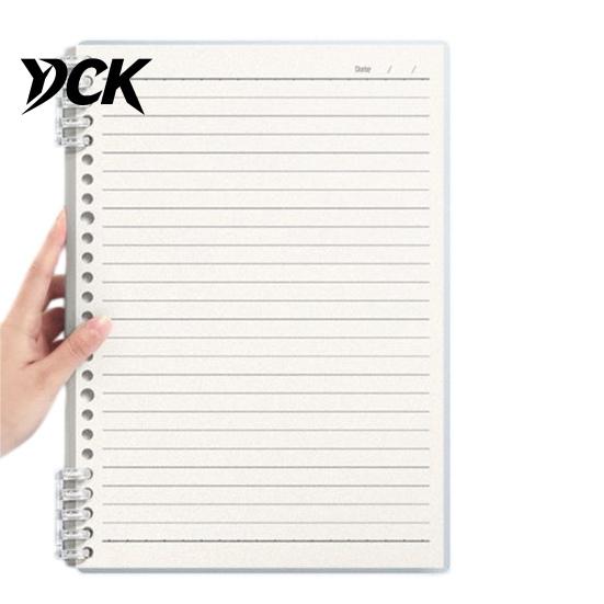 Spiral Bound Planner for School A5 Notebook, Lined /Horizontal Grid/Blank Inner Page, Professional Sketching Notebook Morandi Solid Color