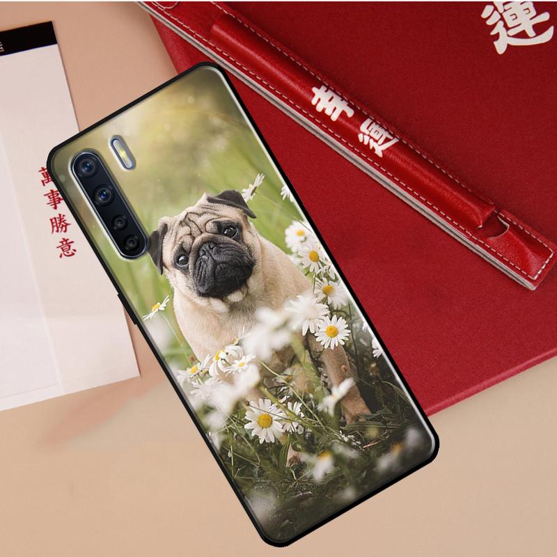 Pug Dog French Bulldog For OPPO A16 A17 A15 A5 A9 A31 A53 A54 A74 A94 A52 A72 A76 A96 A77 A54S A57S Phone Case