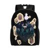 Hollow Knight Insel Rucksack für Männer Frauen Teenager Student Tagesrucksack Spiel College Umhängetasche Geschenk