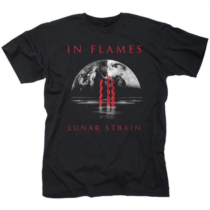 In Flames Band Vtg Lunar Strain Heavy Cotton Unisex Black Tee Shirt CM800 M