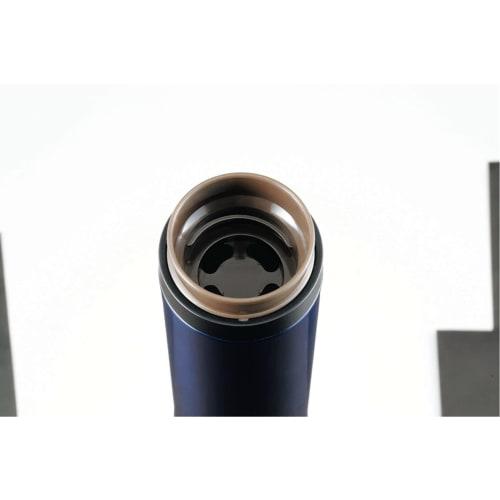 Kakusee Cococafe Vacuum Double-Layered Mug, 300ml, Navy, Lightweight Model
