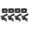 VekAuto Durable Plastic Black Floor Mat Retainer Clips for Honda and Set of Car Holder Retainers Anti-Slip Acura, 4-Piece