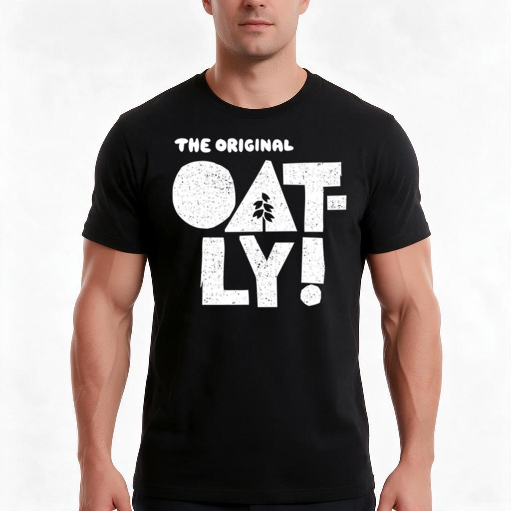 Oatly Fan Art Merch Tshirt Summer Casual Cotton Tee Oversized Streetwear Tops Vintage Graphic Print Unisex Unisex Unisex