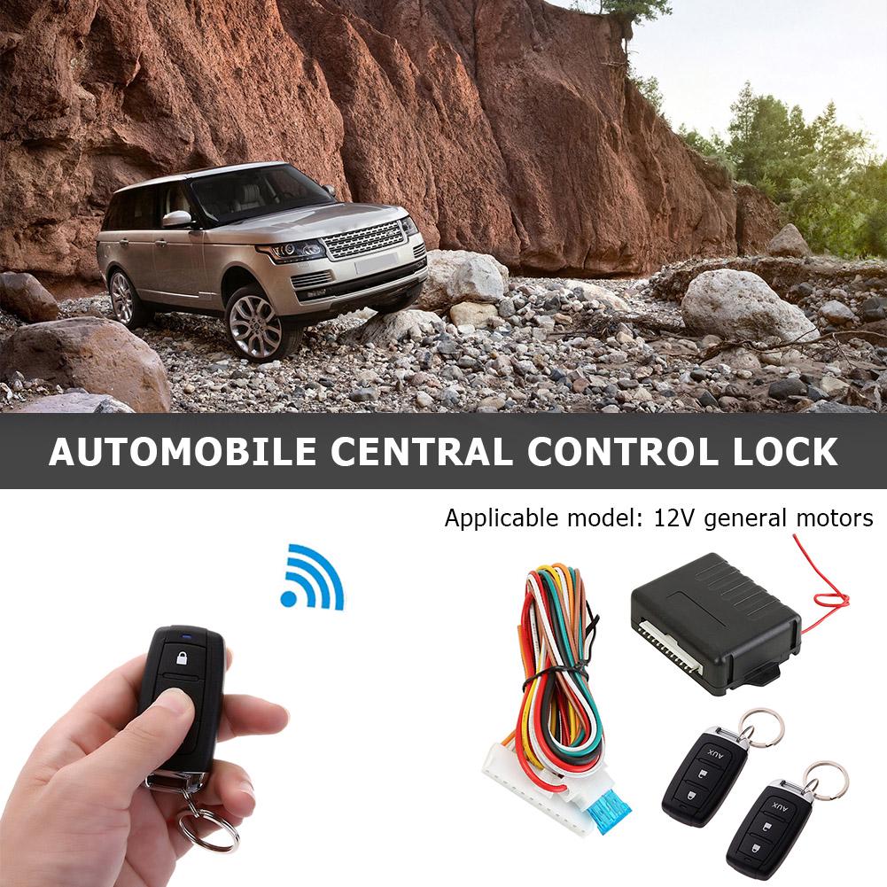 Universal Car Door Lock Kit Remote Central Keyless Entry Alarm System 410/T245 Elements Personal Car Part Ornaments