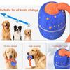 E-TPU Material Pet Interactive Toy Balls with Rope & Barks Sound Active Rolling Interactive Dog Ball with Lights for Dogs