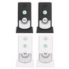 2 Way Voice Doorbell Portable Wireless Voice Intercom 2 Channels Good Endurance ABS Elderly Friendly for Hospital for Patient