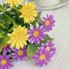 Realistic Spinach Chrysanthemum & Daisy Bouquet: Artificial Chamomile Flowers for Living Room & Outdoor Decor