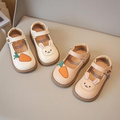Cartoon Kid Leather ShoeNew 1-3 Year Old Princess Shoes Infant Walking Shoes Soft Sole Baby Shoe Single Shoes Girl Shoe Kid Shoe